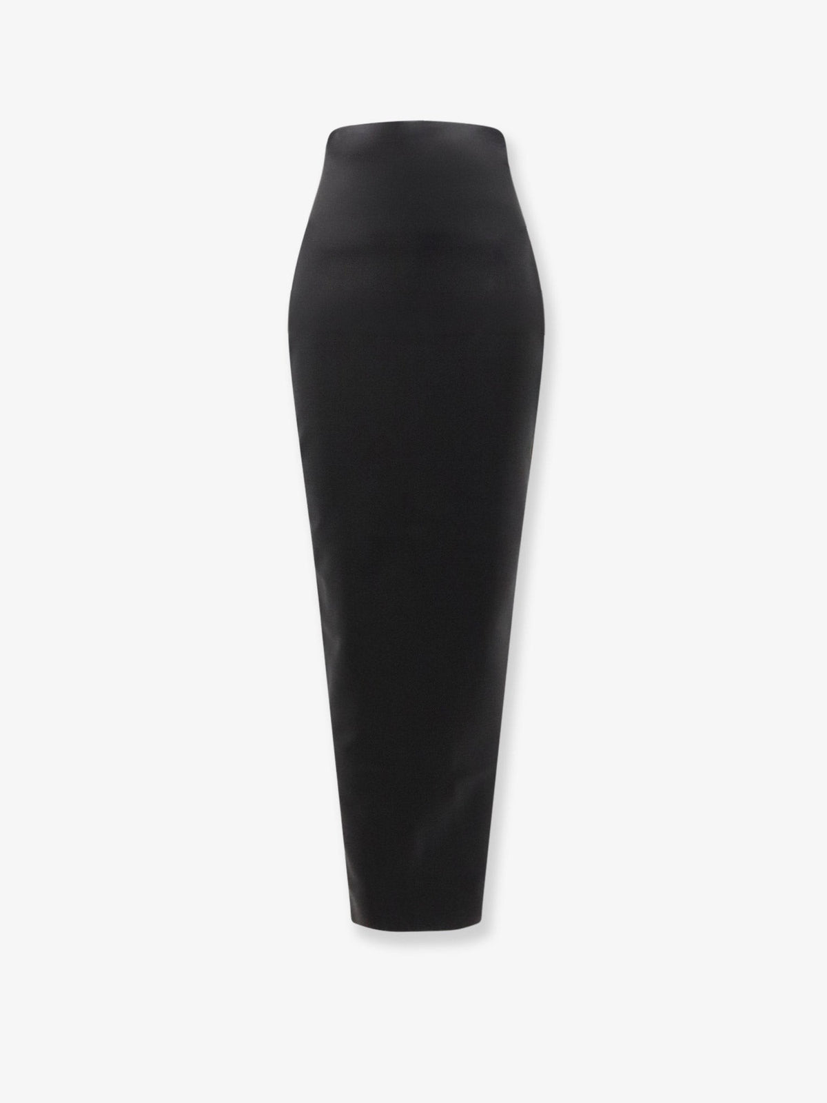 Rick Owens Women's Dirt Pillar Long Stretch Wool Blend Skirt Black