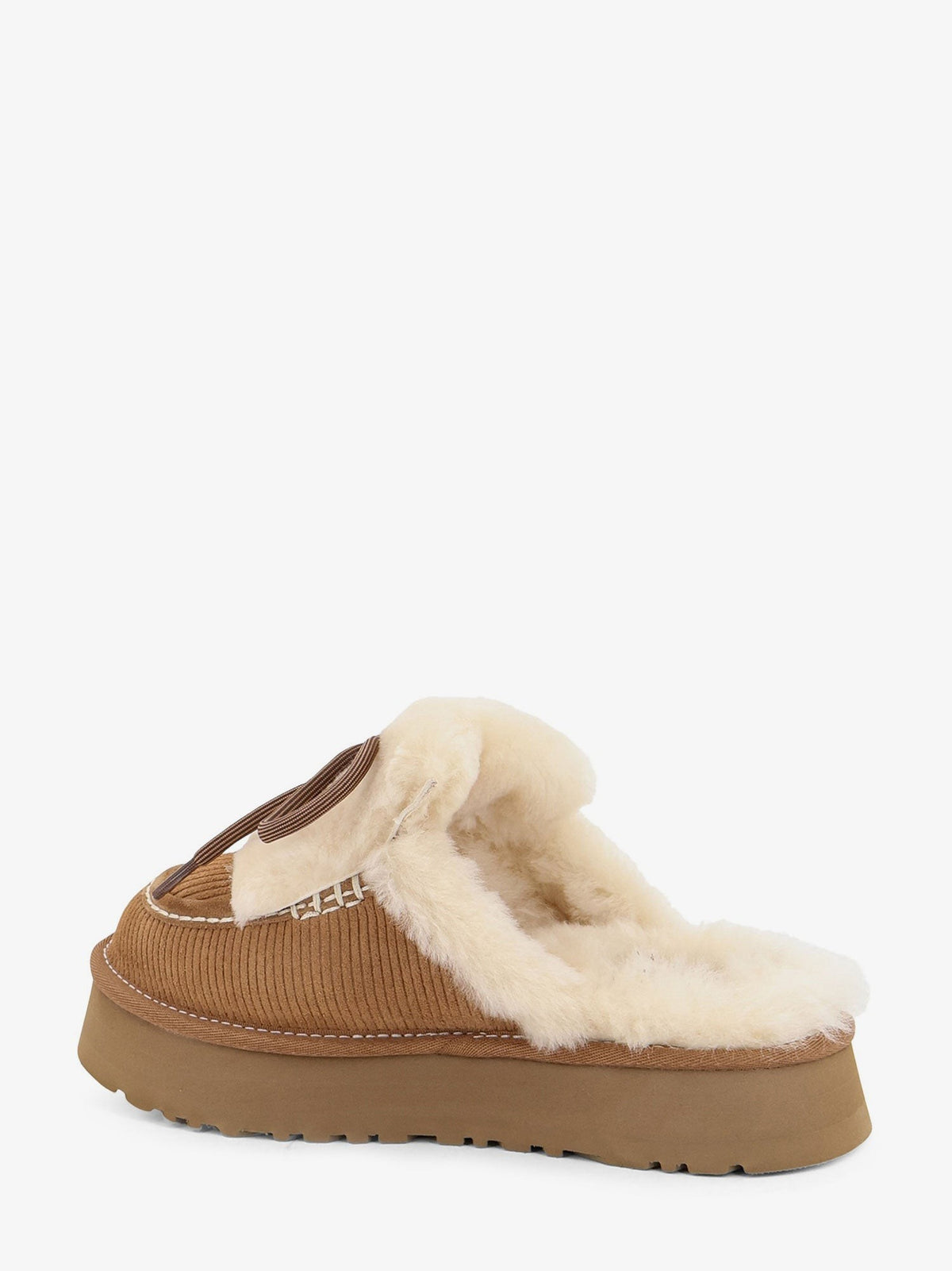 UGG Women's Disquette Heritage Suede Sandals Brown, view 3