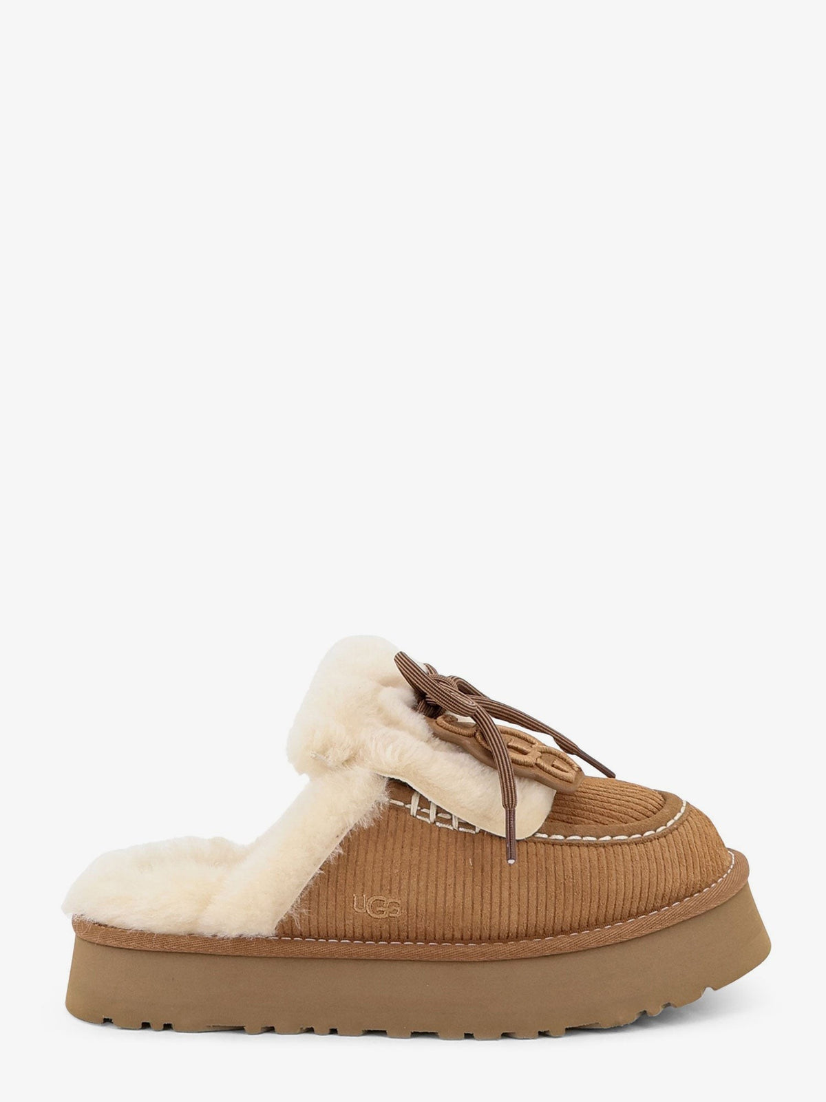 UGG Women's Disquette Heritage Suede Sandals Brown