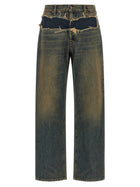 Maison Margiela Distressed Jeans Blue