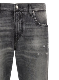 Dolce &amp; Gabbana Distressed Jeans Grey