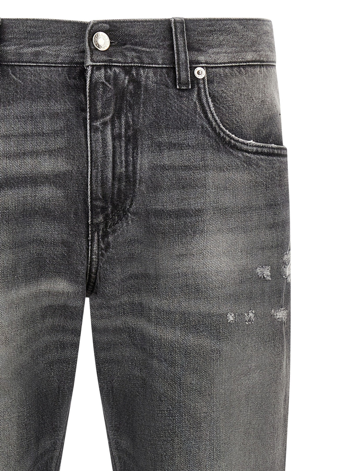 Dolce &amp; Gabbana Distressed Jeans Grey, view 3