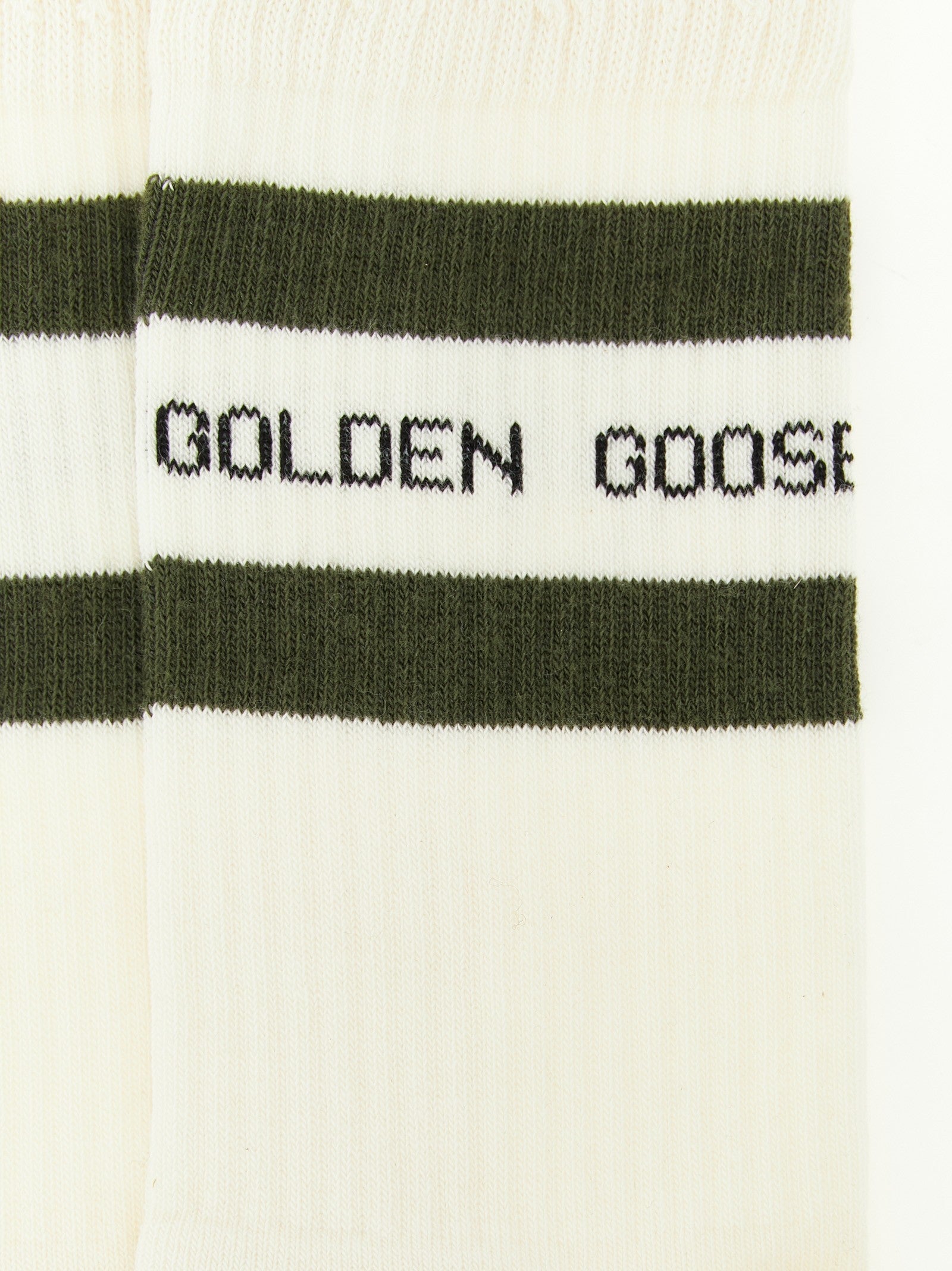 Golden Goose Distressed Socks Green