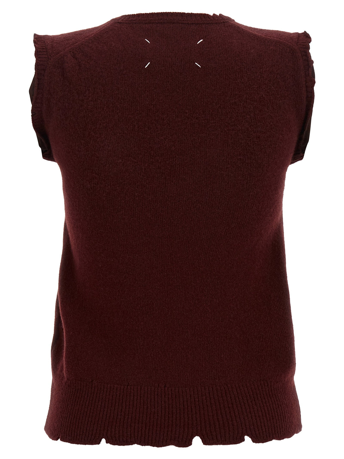 Maison Margiela Distressed Vest Red, view 2