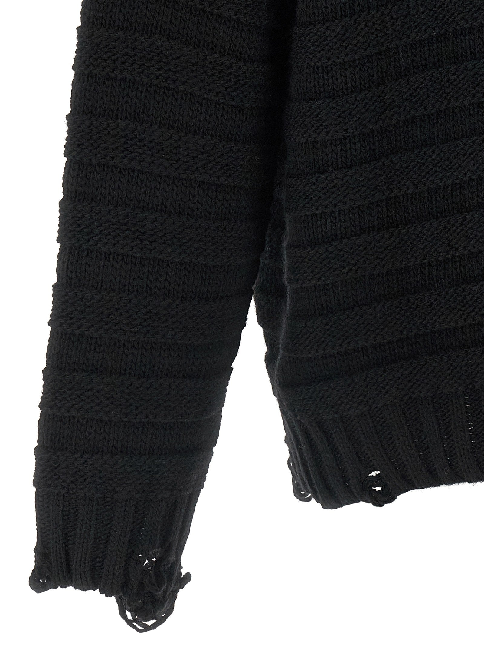 MM6 Maison Margiela Men's Wool Cardigan Black