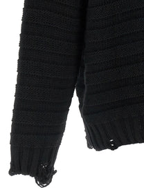 MM6 Maison Margiela Men's Wool Cardigan Black
