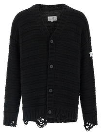 MM6 Maison Margiela Men's Wool Cardigan Black
