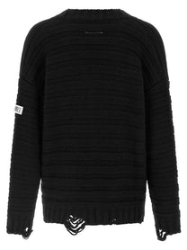 MM6 Maison Margiela Men's Wool Cardigan Black