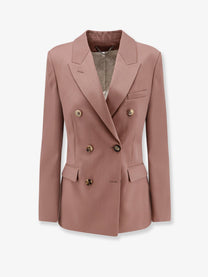 Golden Goose Women's Diva Light Dry Wool Blazer Blue
