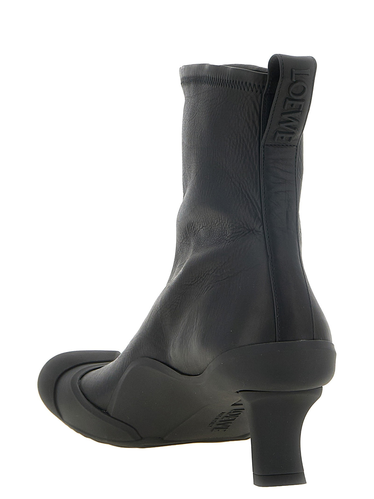 Loewe Dive Ankle Boots Black, view 3