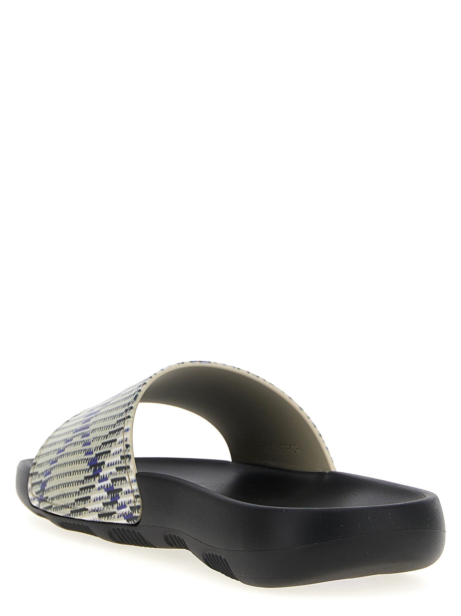 Burberry Dive Check Sandals Gold