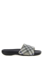 Burberry Dive Check Sandals Gold