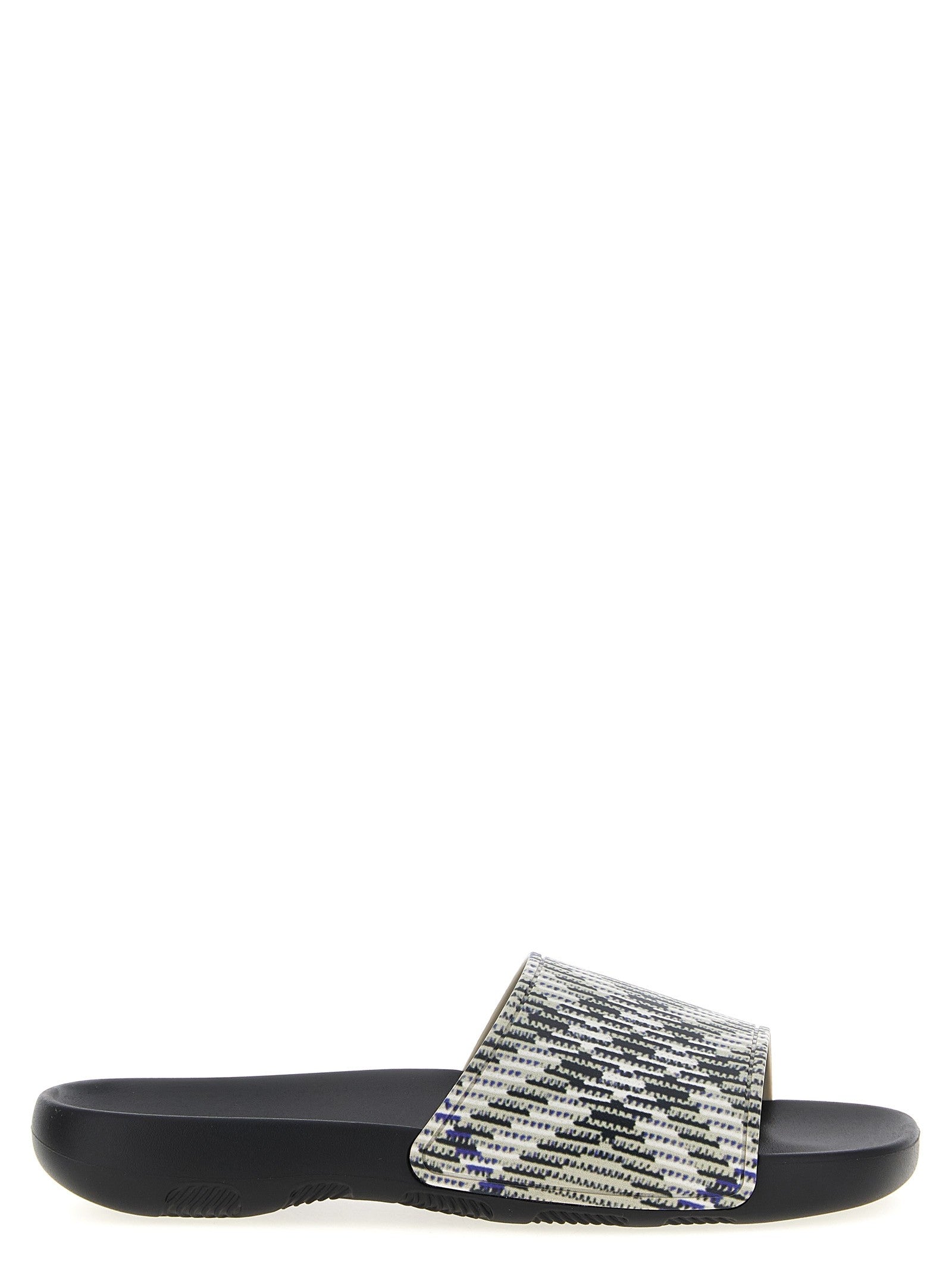 Burberry Dive Check Sandals Gold