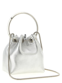 Jimmy Choo Diwali Capsule Bon Bon Bucket Bag Silver