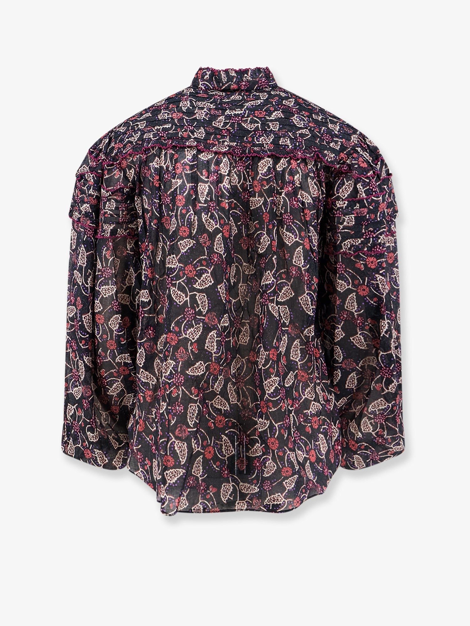 Isabel Marant Étoile Women's Doane Printed Cotton Shirt Black