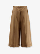 Celine Women's Dock Cotton Trousers Beige, view 2