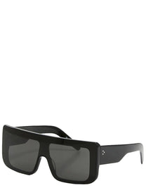 Rick Owens Men's Documenta Sunglasses Black, view 3
