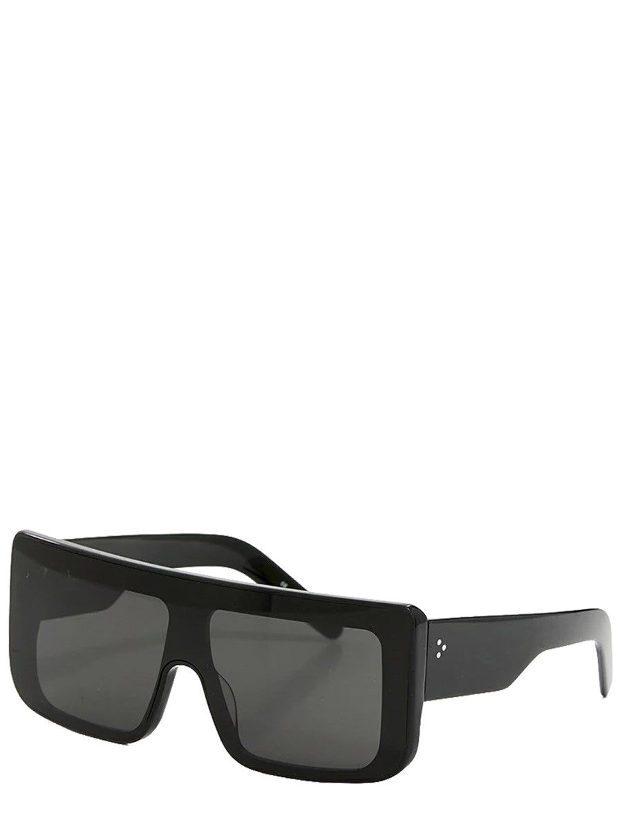 Rick Owens Men's Documenta Sunglasses Black, view 3
