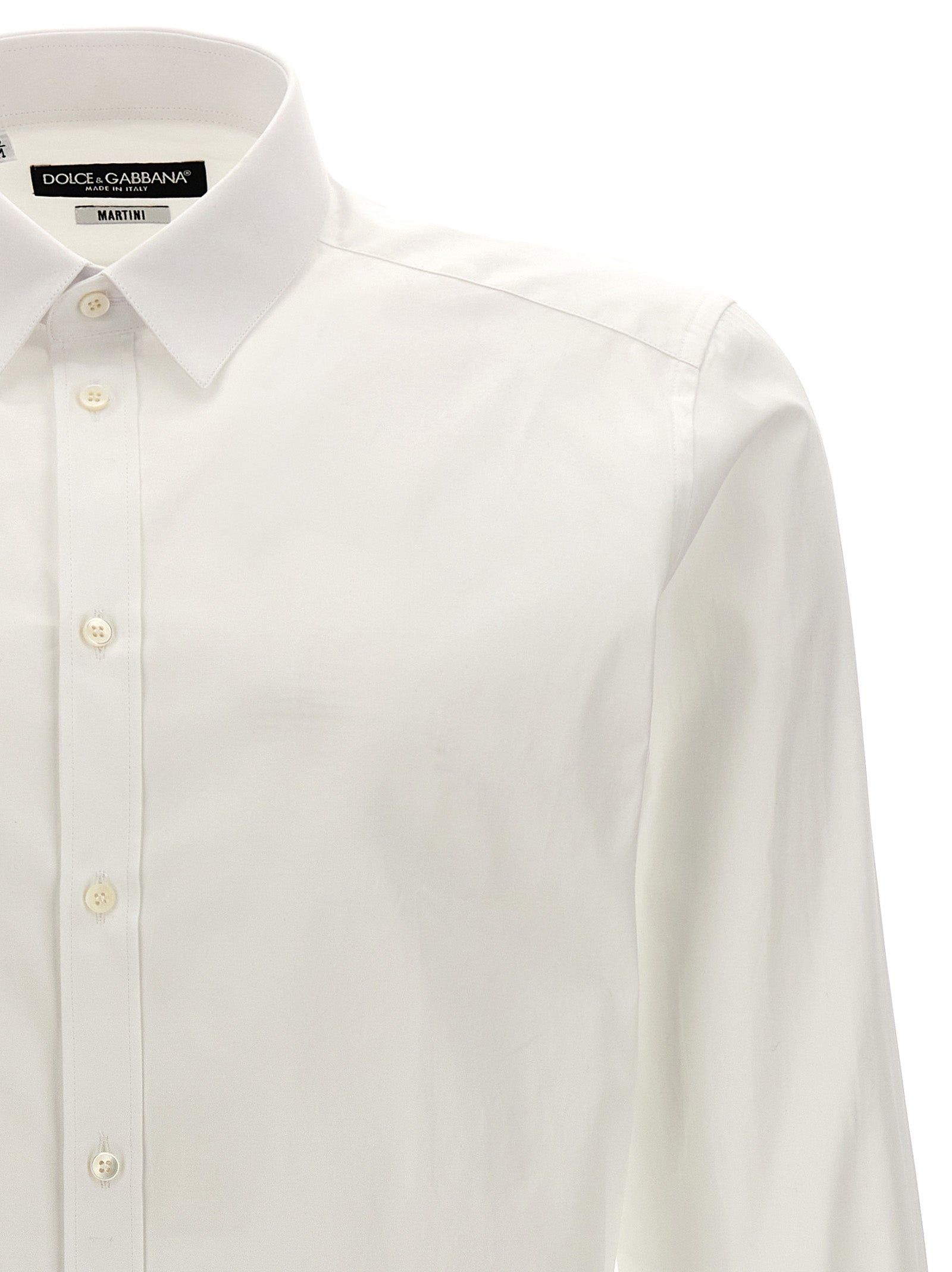 DOLCE &amp; GABBANA - DOLCE &amp; GABBANA - Logo embroidery shirt - Men’s Tops