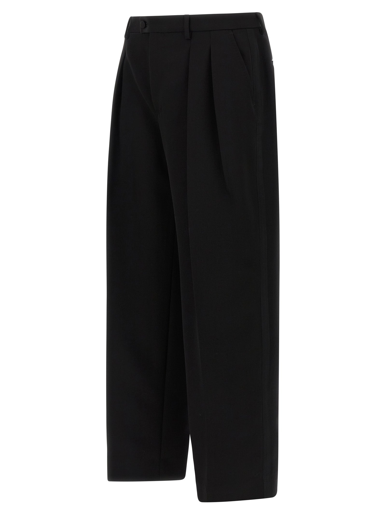 DOLCE &amp; GABBANA - DOLCE &amp; GABBANA - Satin band pants - Men’s Pants