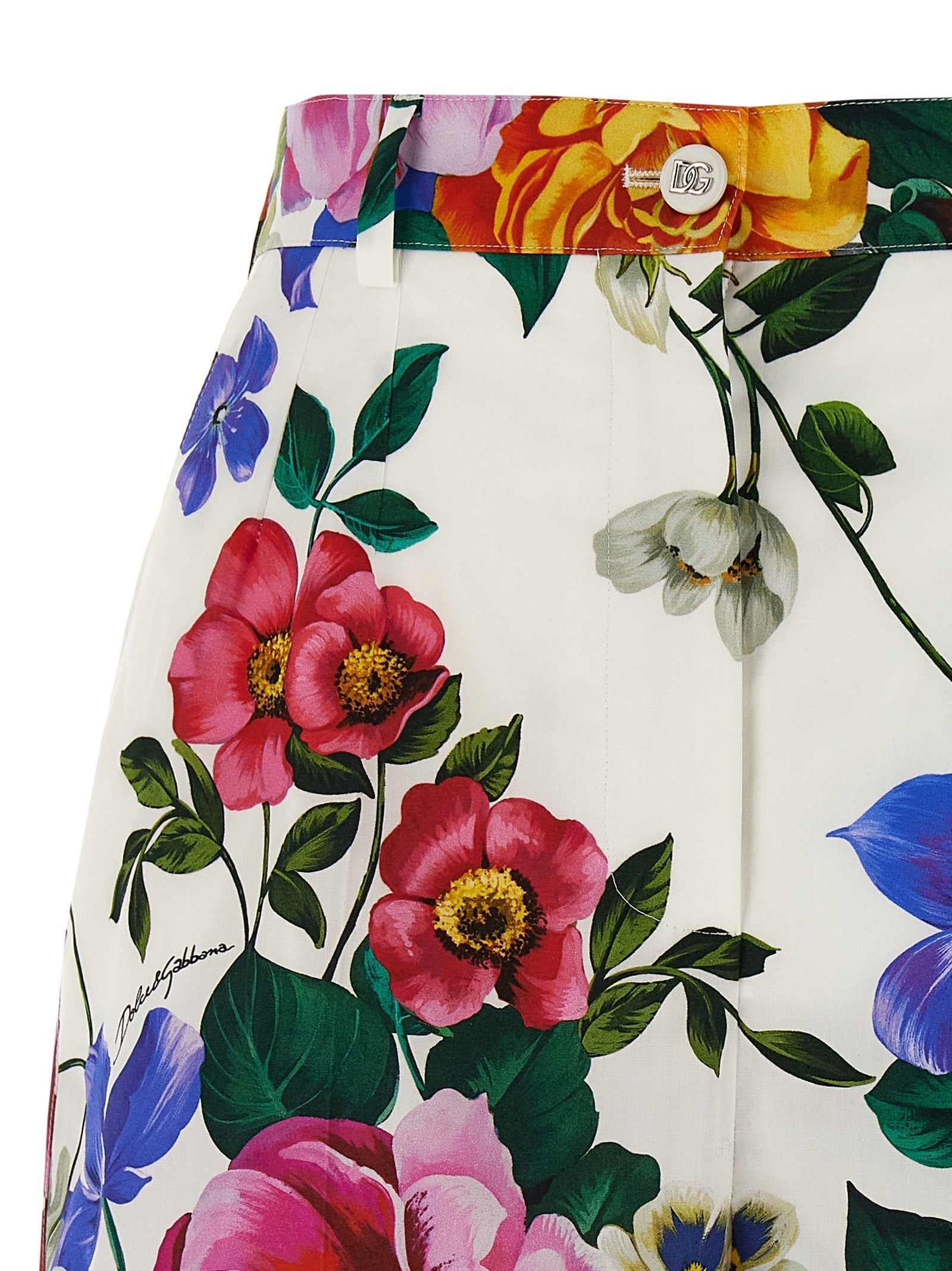 DOLCE &amp; GABBANA - DOLCE &amp; GABBANA - ’Bouquet’ bermuda shorts - Women’s Clothing