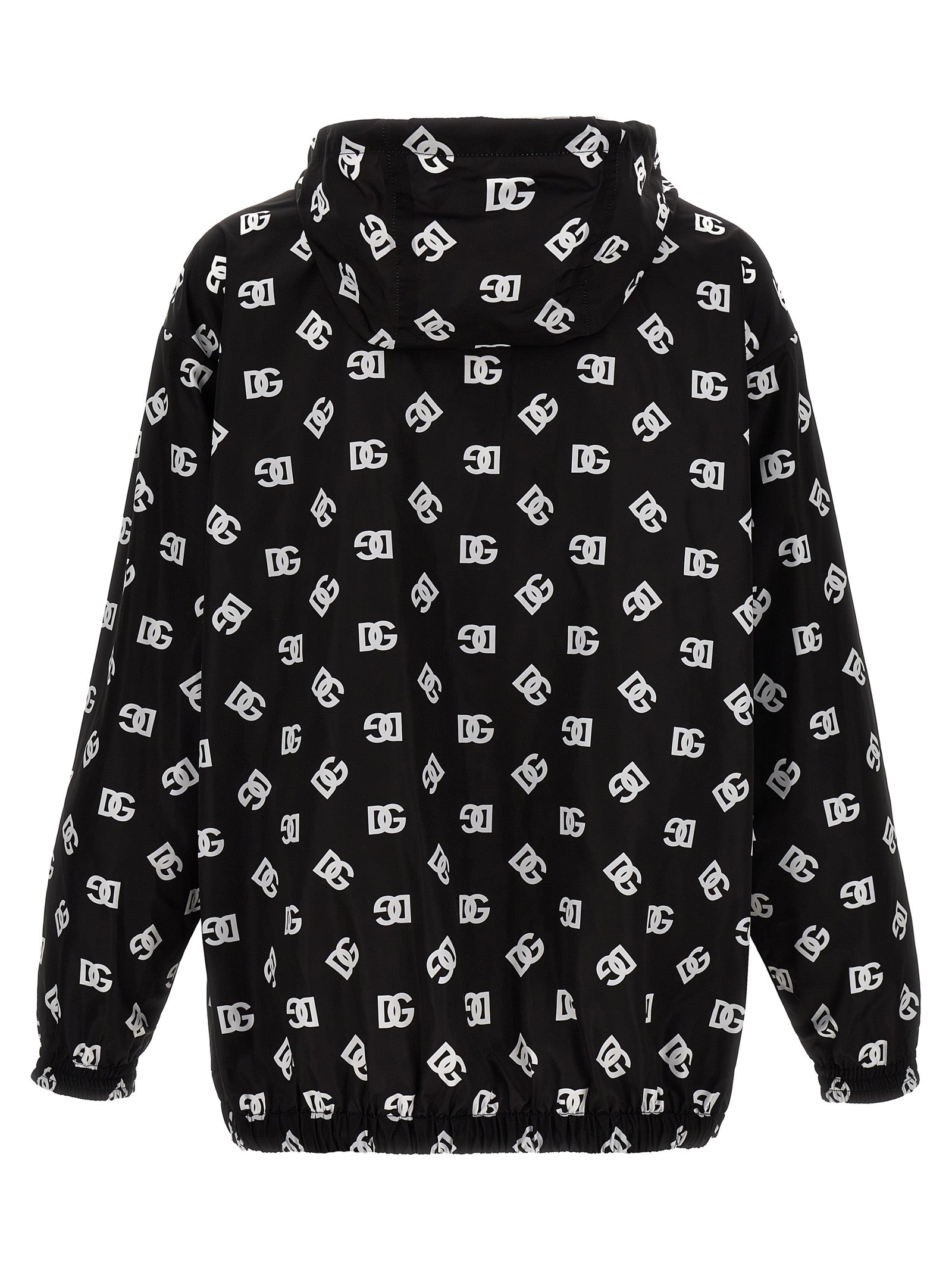 DOLCE &amp; GABBANA - DOLCE &amp; GABBANA - Logo print hooded jacket - Men’s Outerwear