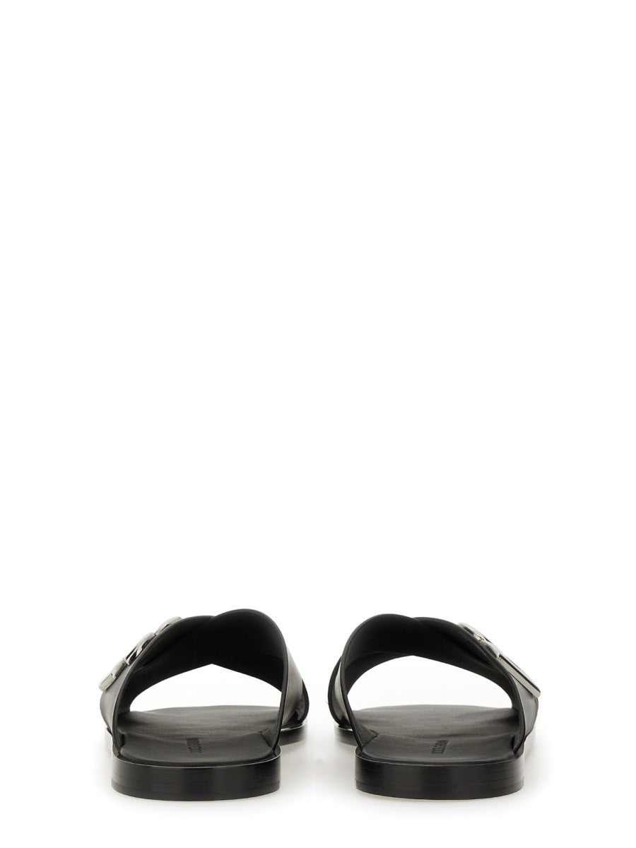 Dolce &amp; Gabbana - Leather Sandal - Home-&gt;Man-&gt;FOOTWEAR-&gt;SANDALS