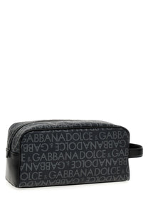 DOLCE &amp; GABBANA - DOLCE &amp; GABBANA - Leather toiletry bag - Men’s Bags