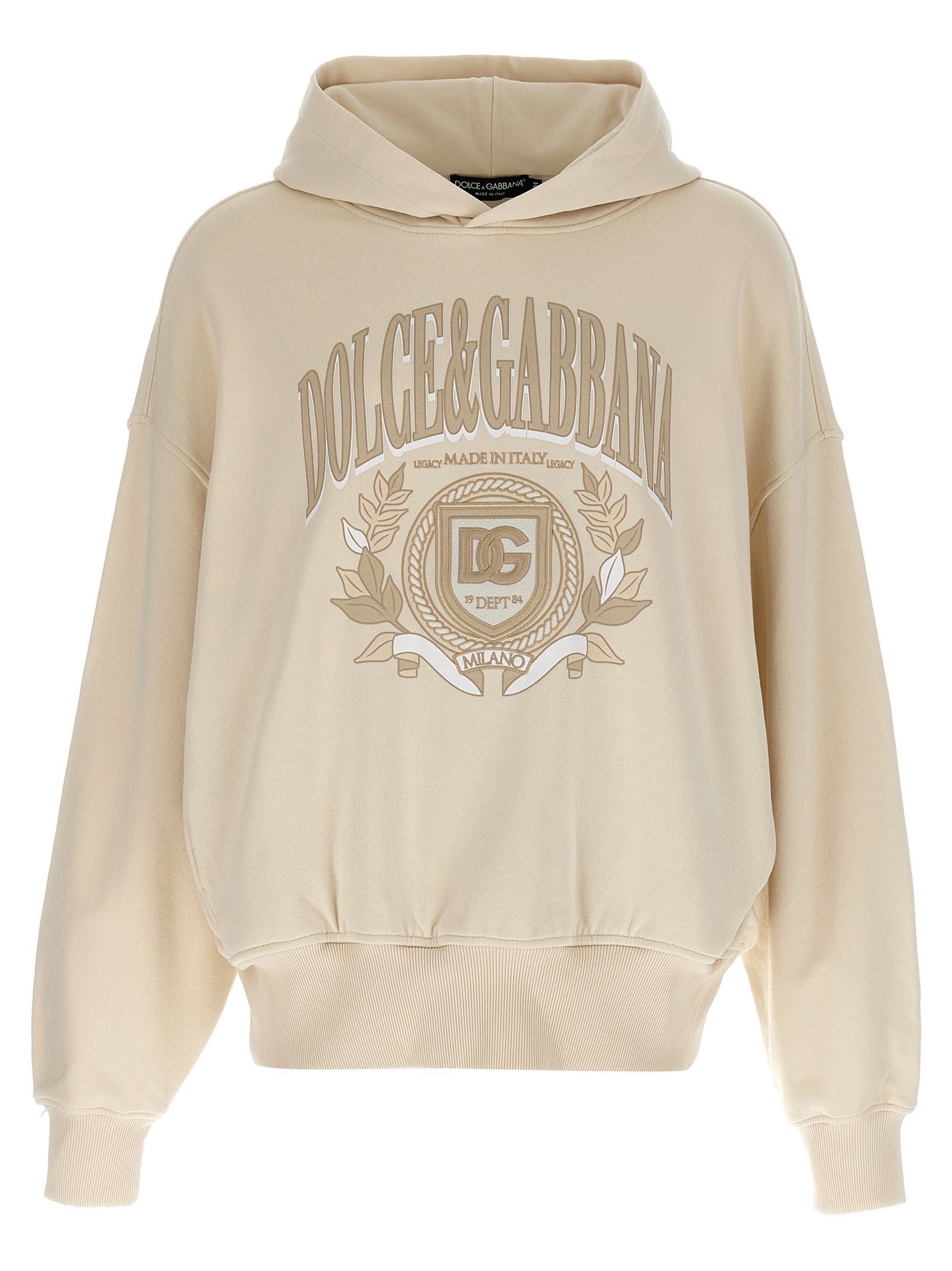 DOLCE &amp; GABBANA - DOLCE &amp; GABBANA - Embroidered hoodie - Men’s Sweatshirts