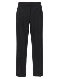DOLCE &amp; GABBANA - DOLCE &amp; GABBANA - Wool canvas trousers - Women’s Pants