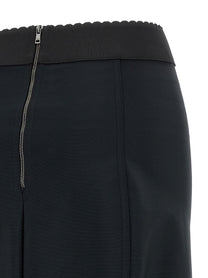 DOLCE &amp; GABBANA - DOLCE &amp; GABBANA - Lace insert skirt - Women’s Bottoms