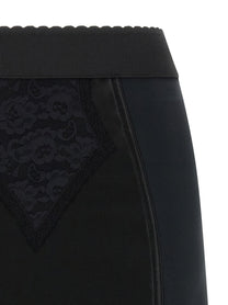 DOLCE &amp; GABBANA - DOLCE &amp; GABBANA - Lace insert skirt - Women’s Bottoms