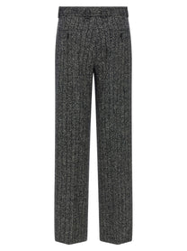 DOLCE &amp; GABBANA - DOLCE &amp; GABBANA - Striped wool pants - Women’s Pants