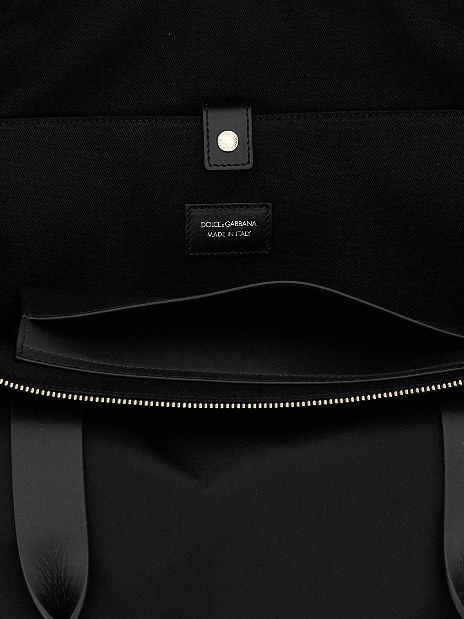 DOLCE &amp; GABBANA - DOLCE &amp; GABBANA - Media logo patch shopping bag - Men’s Bags