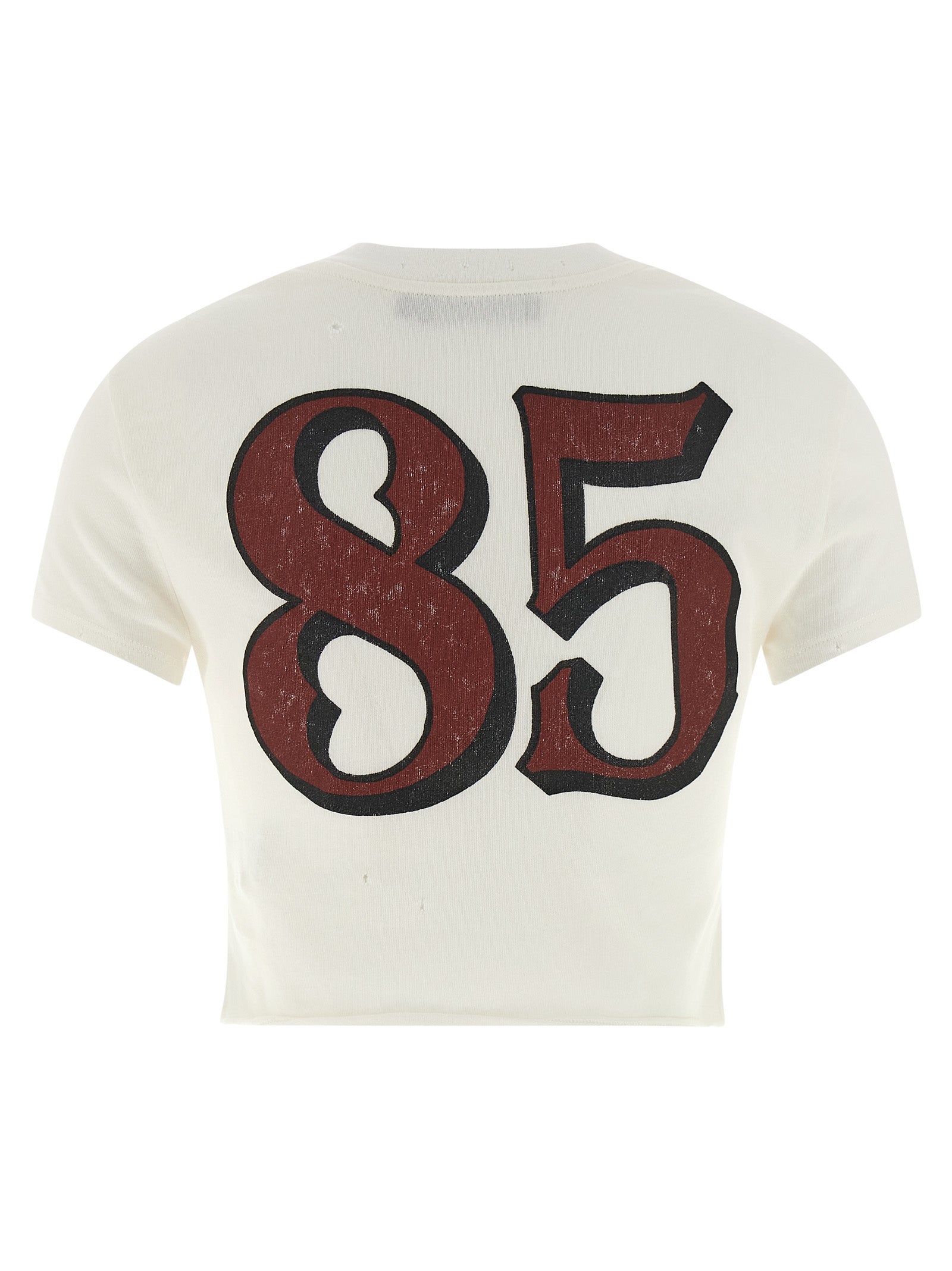 DOLCE &amp; GABBANA - DOLCE &amp; GABBANA - Used effect cotton t-shirt - Women’s Tops