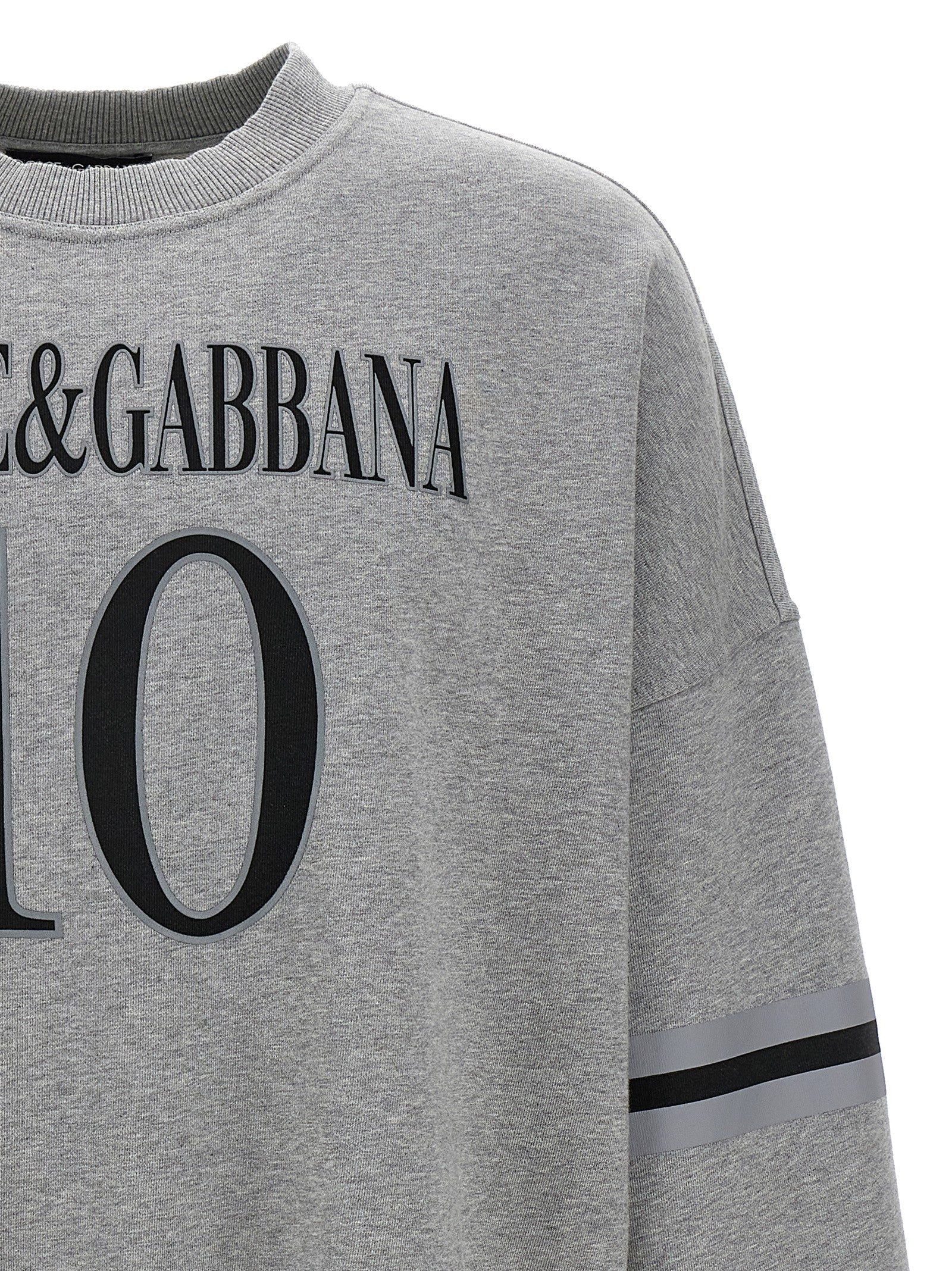 DOLCE &amp; GABBANA - DOLCE &amp; GABBANA - ’10’ sweatshirt - Men’s Sweatshirts