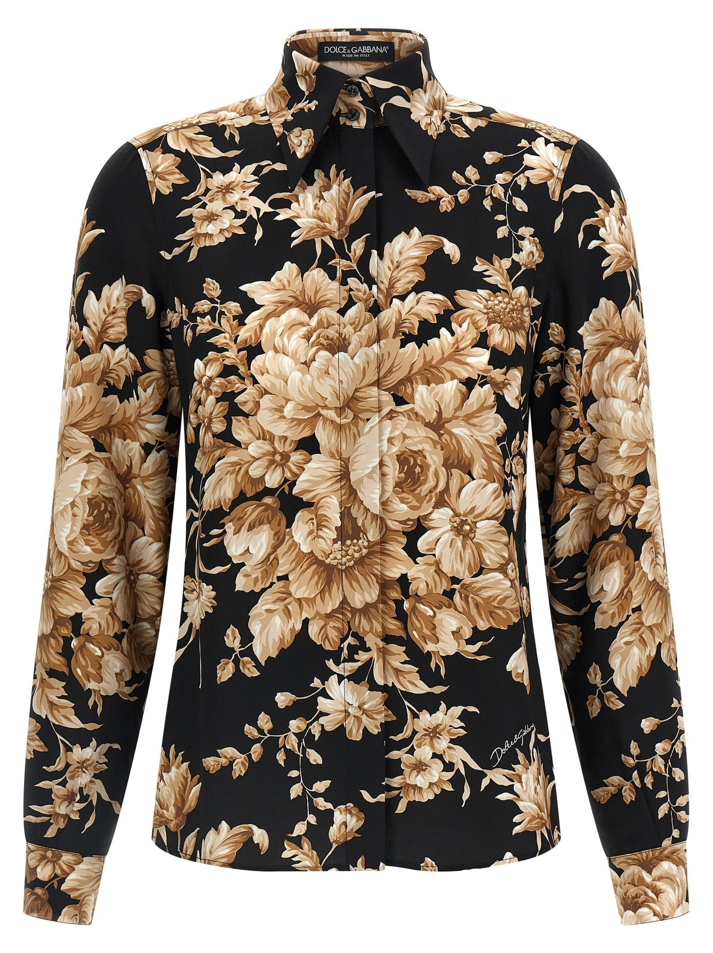 DOLCE &amp; GABBANA - DOLCE &amp; GABBANA - Charmeuse shirt - Women’s Tops