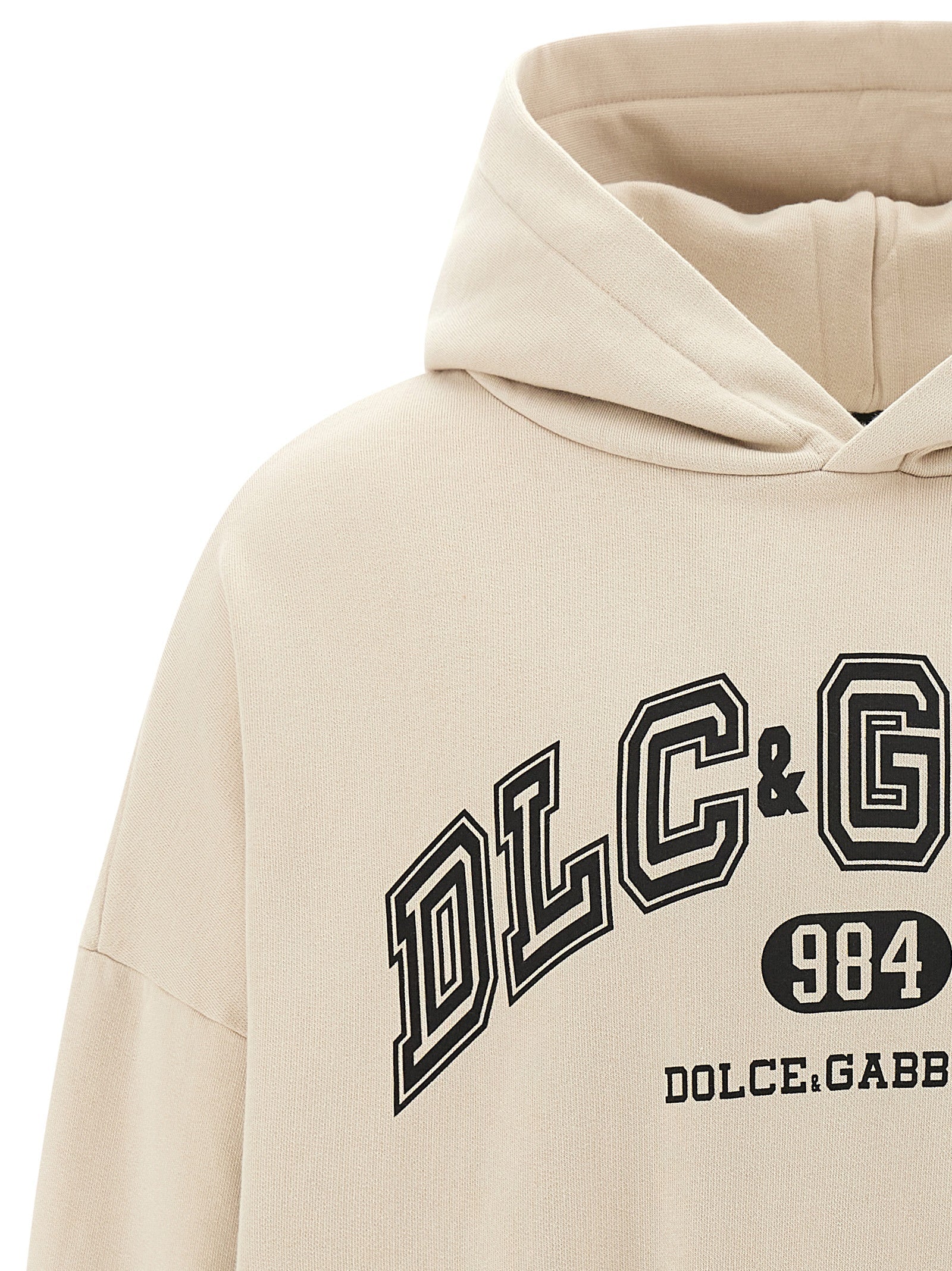 DOLCE &amp; GABBANA - DOLCE &amp; GABBANA - Logo print hoodie - Men’s Sweatshirts