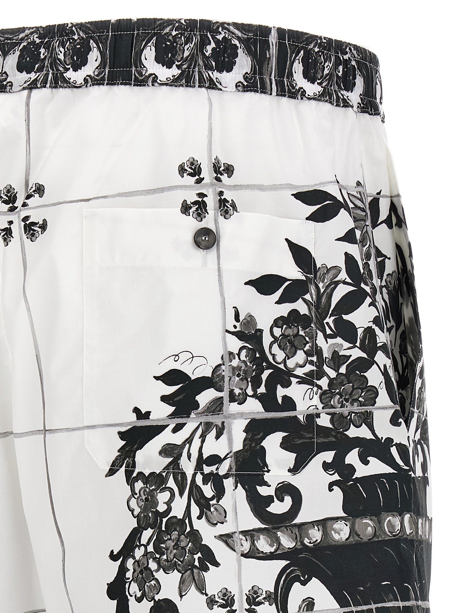 DOLCE &amp; GABBANA - DOLCE &amp; GABBANA - ’Maiolica’ print bermuda shorts - Men’s Clothing