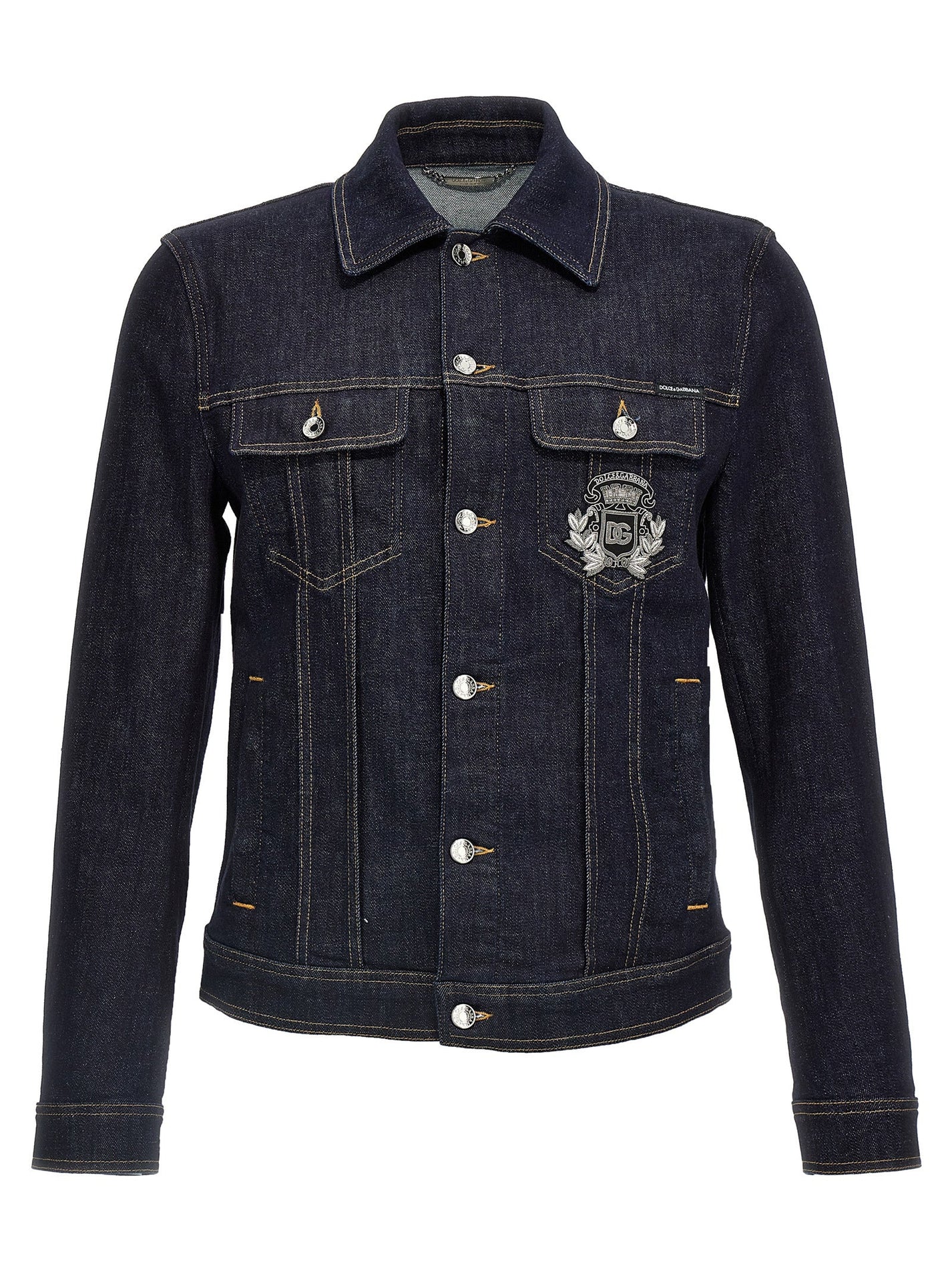DOLCE &amp; GABBANA - DOLCE &amp; GABBANA - Logo denim jacket - Men’s Outerwear