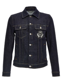 DOLCE &amp; GABBANA - DOLCE &amp; GABBANA - Logo denim jacket - Men’s Outerwear