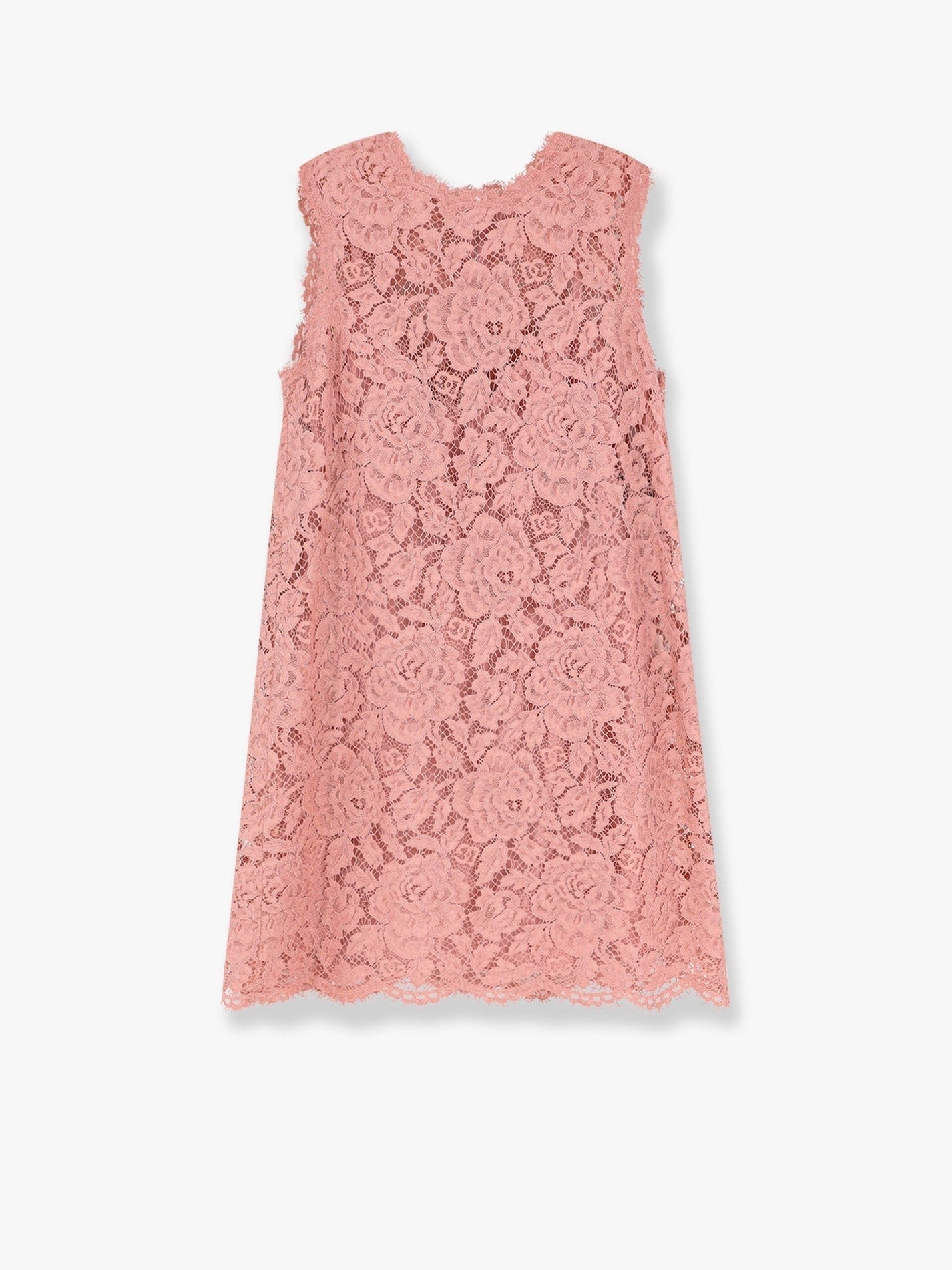 Dolce &amp; Gabbana - Dolce &amp; Gabbana A Line Dg Floral Lace Dress - Women’s Clothing