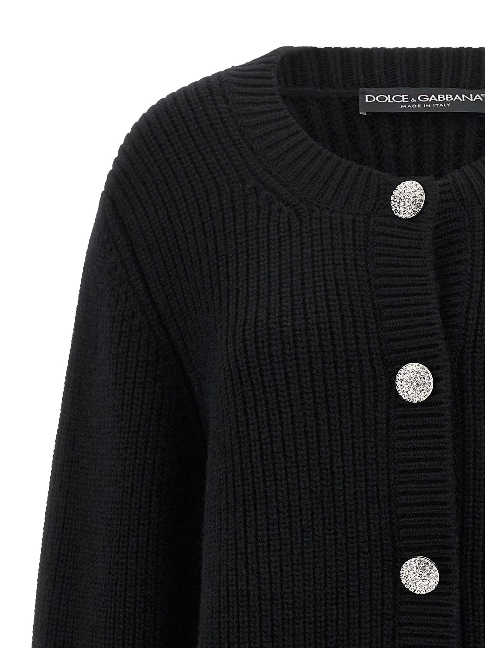DOLCE &amp; GABBANA - DOLCE &amp; GABBANA - Jewel buttons cardigan - Women’s Knitwear
