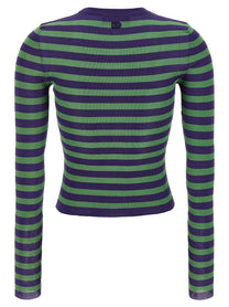 DOLCE &amp; GABBANA - DOLCE &amp; GABBANA - Striped viscose sweater - Women’s Knitwear