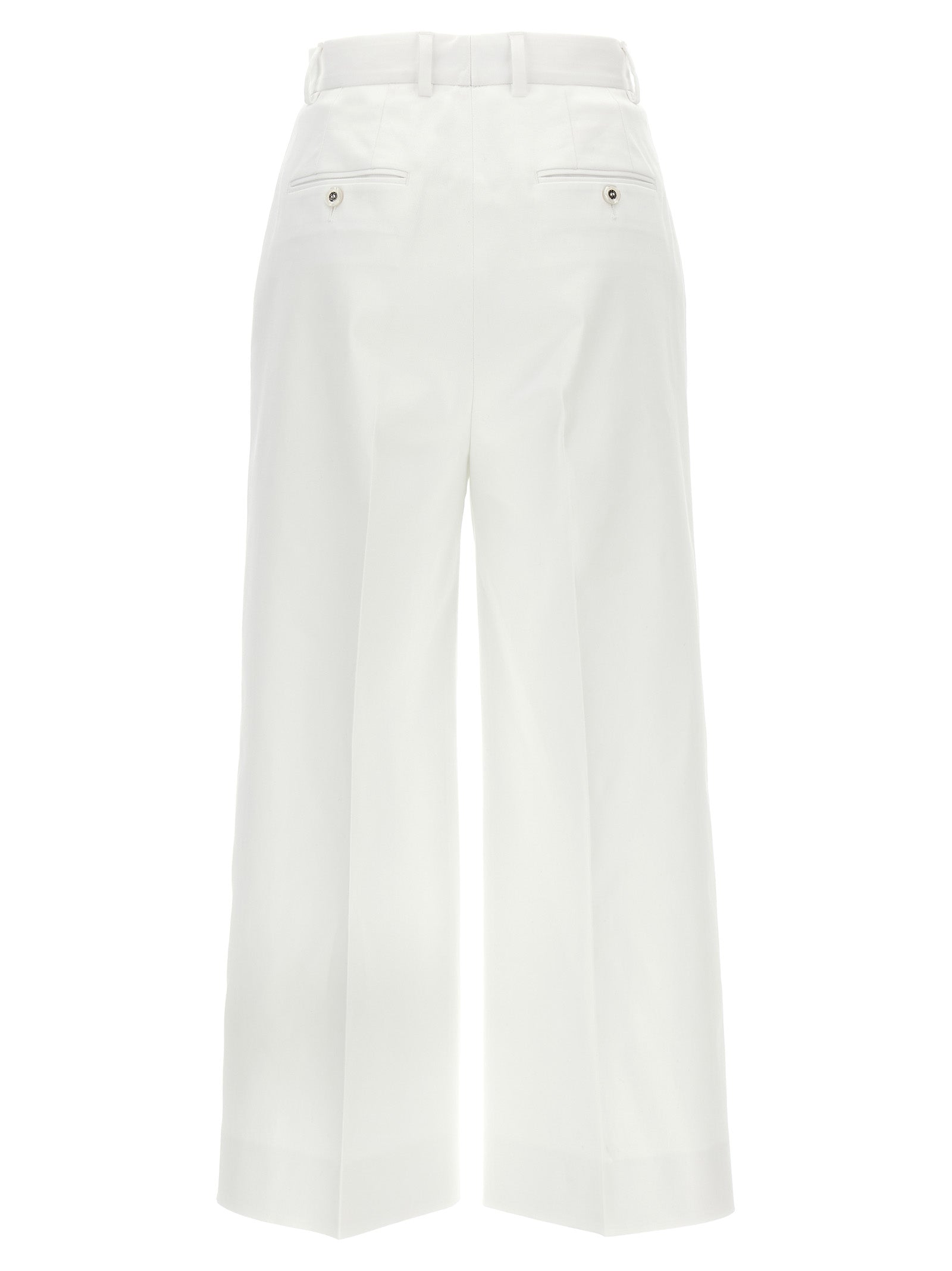 DOLCE &amp; GABBANA - DOLCE &amp; GABBANA - High waist cotton pants - Women’s Pants
