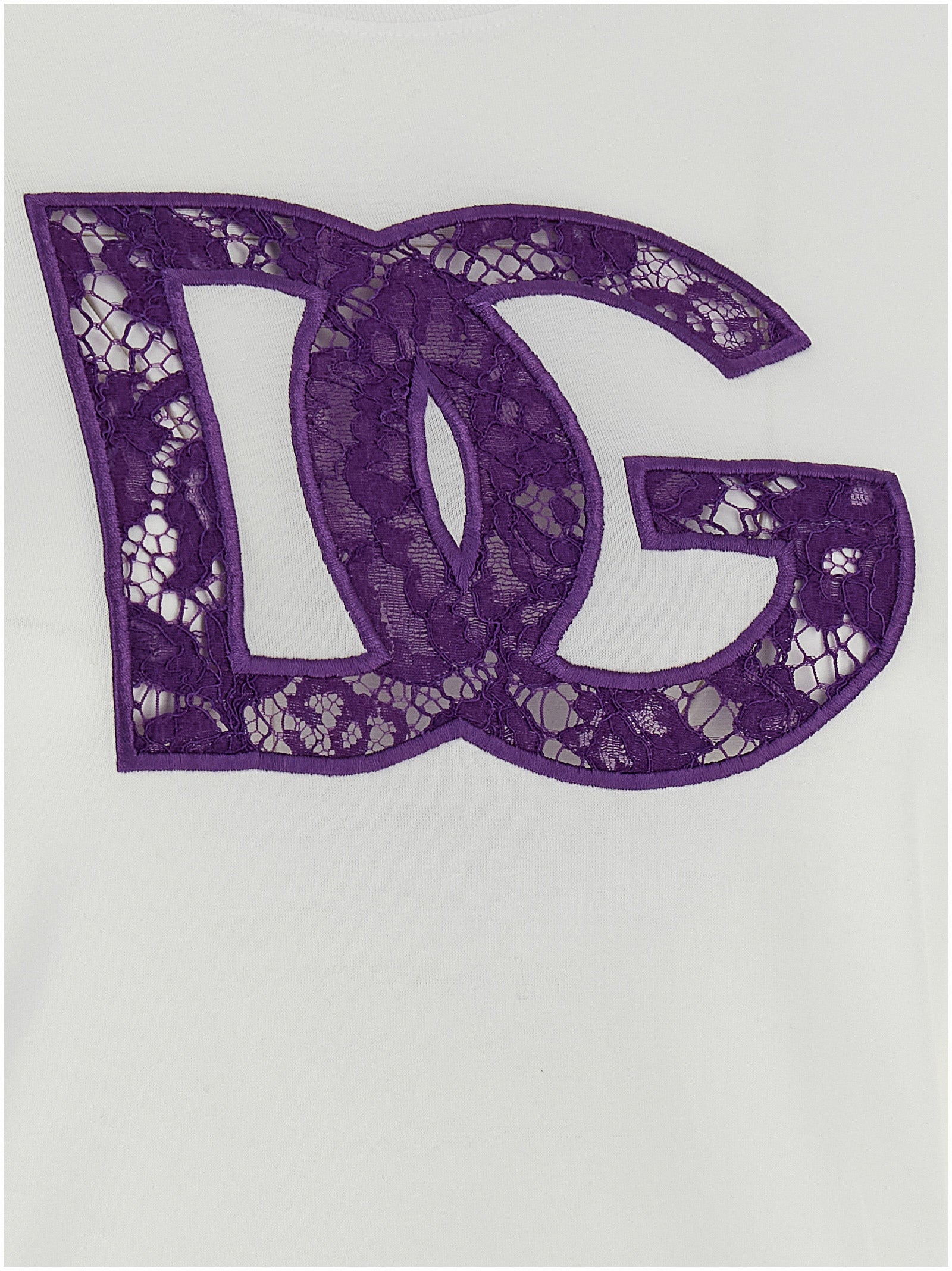 DOLCE &amp; GABBANA - DOLCE &amp; GABBANA - Lace T-shirt - Women’s Tops