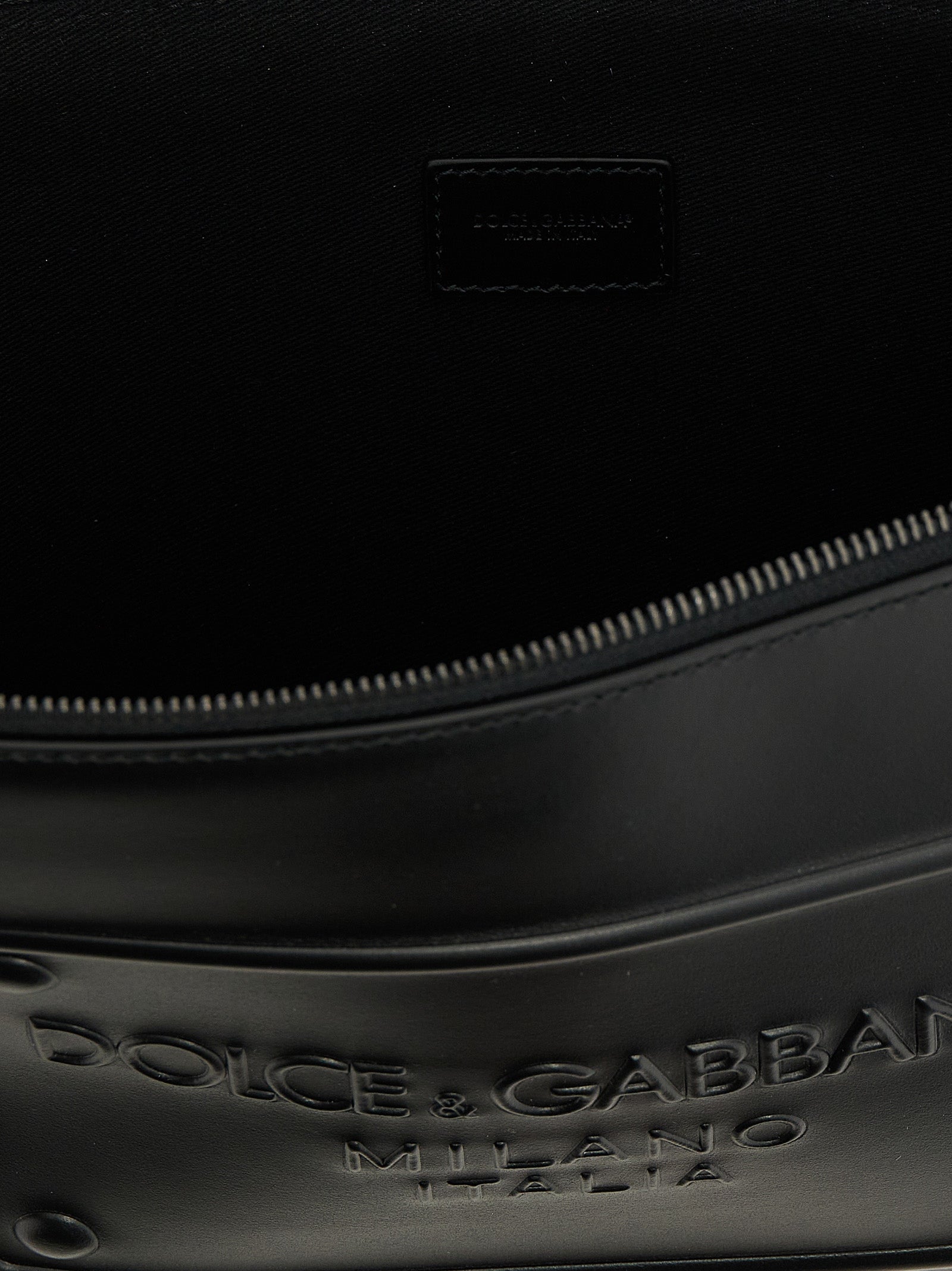 DOLCE &amp; GABBANA - DOLCE &amp; GABBANA - Large plaque pouch - Men’s Bags