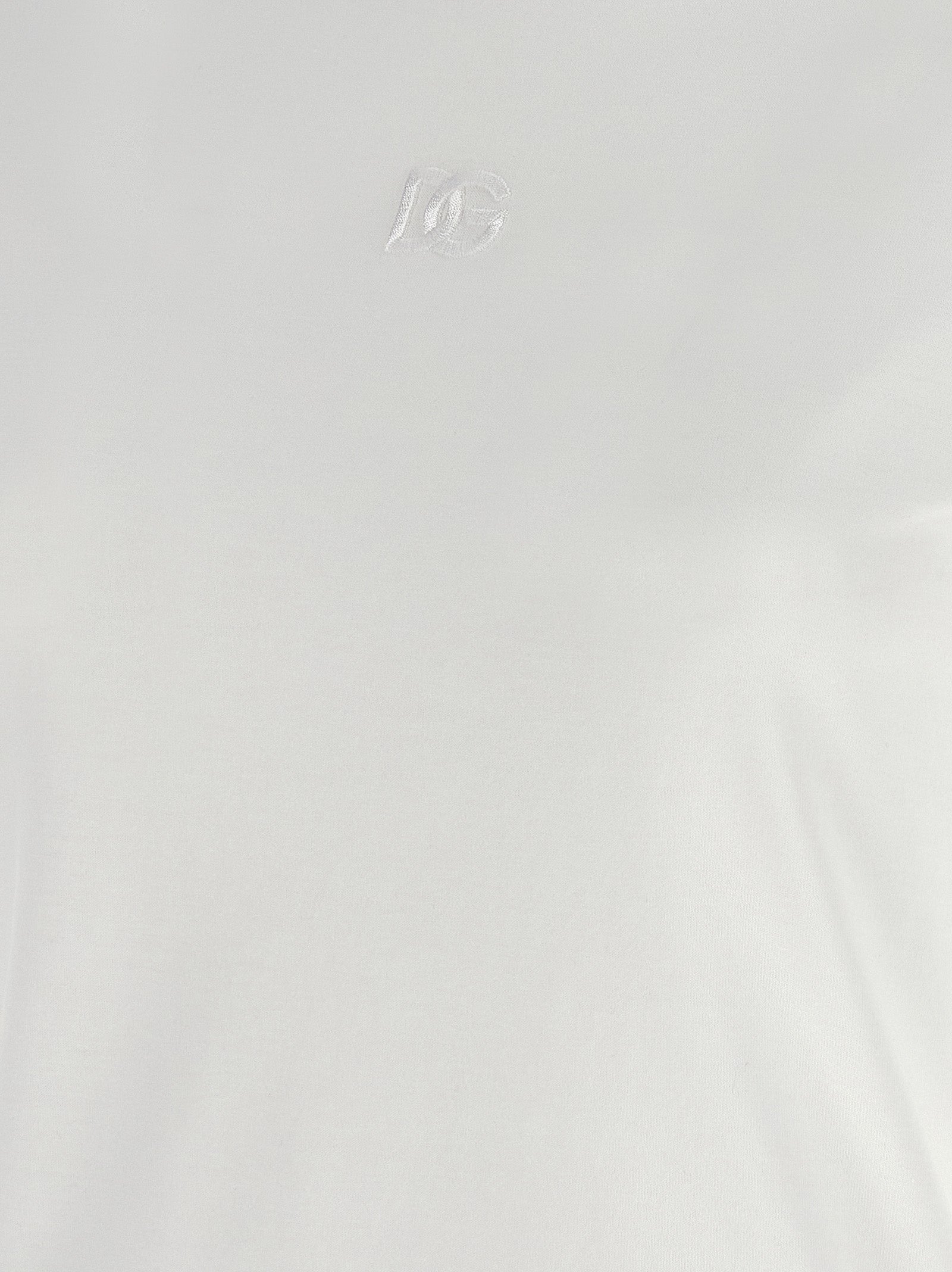 DOLCE &amp; GABBANA - DOLCE &amp; GABBANA - Logo embroidery t-shirt - Women’s Tops