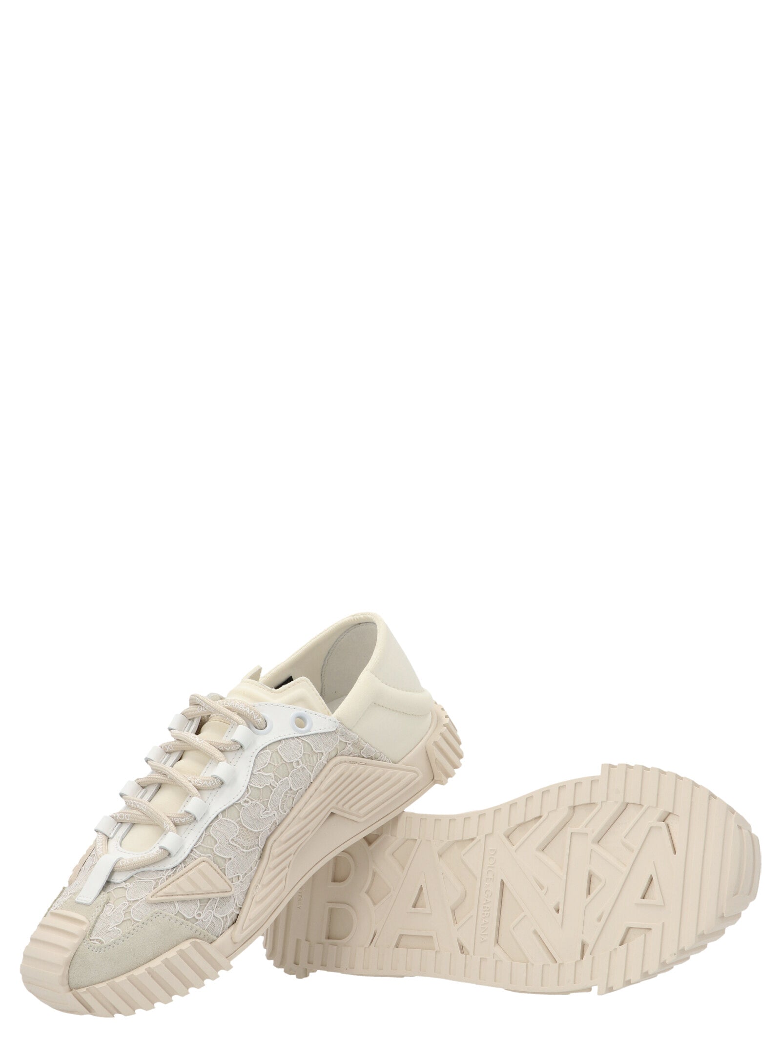 DOLCE &amp; GABBANA - DOLCE &amp; GABBANA - Lace sneakers - Women’s Shoes