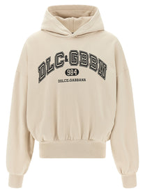 DOLCE &amp; GABBANA - DOLCE &amp; GABBANA - Logo print hoodie - Men’s Sweatshirts